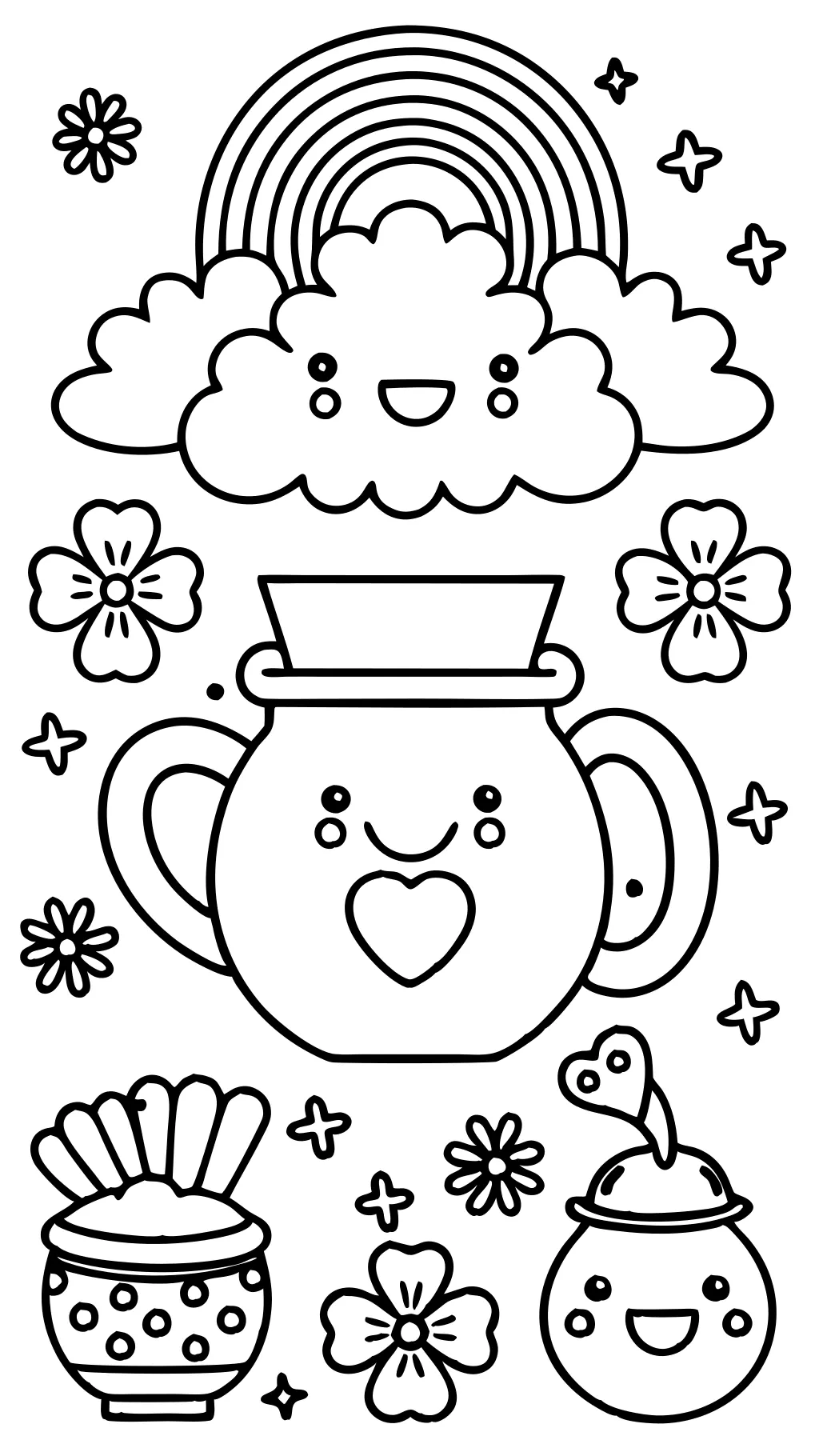 st patrick’s day free coloring pages